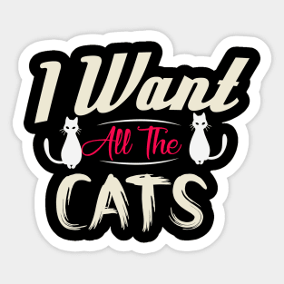 Cat Art, Cat Gift, Cat Lover Gift, Cat  Lover Gifts Shirt Sticker